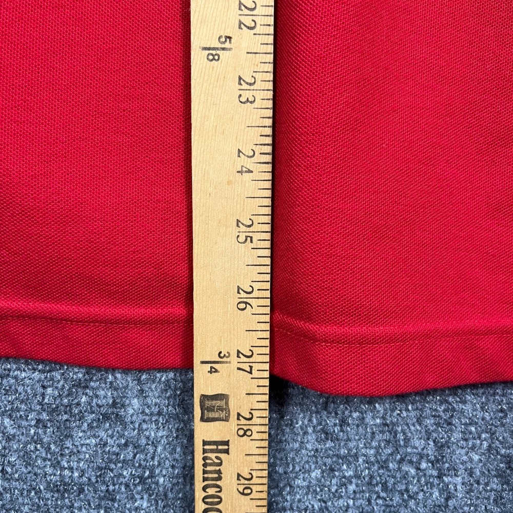 Jeans Zone Polo Shirt Mens L Red Expo 2020 Dubai UAE Embroidered Short Sleeve - Picture 6 of 7